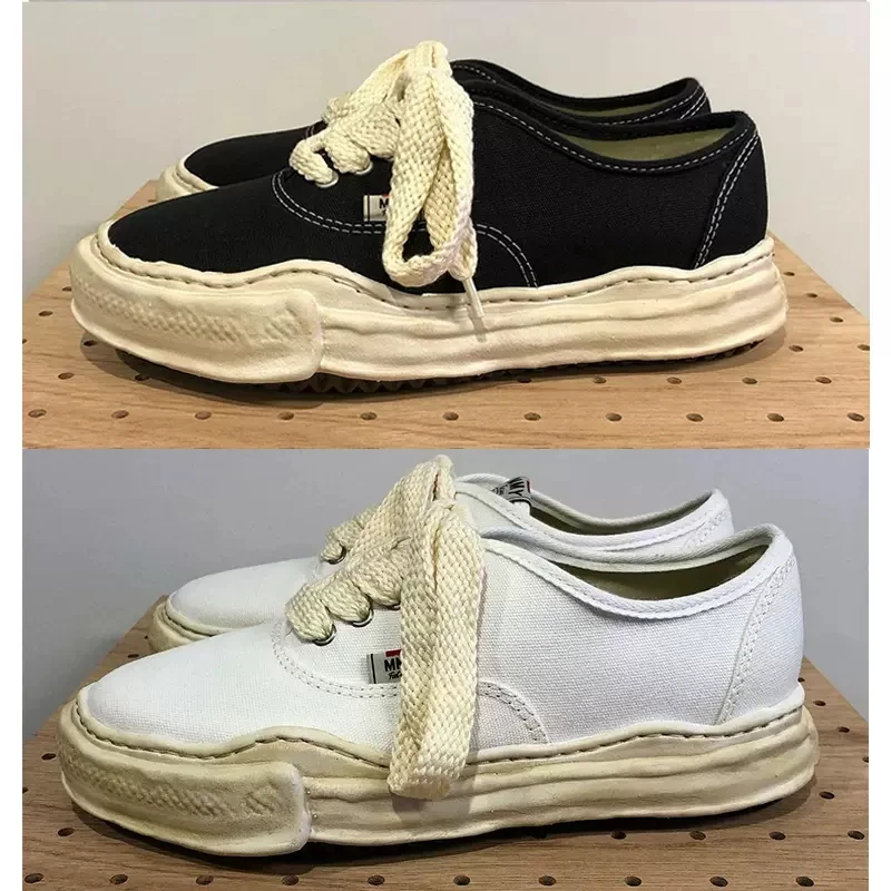 

Three Home Three Original Dissolving Yumingle Canvas Shoes Unisex Casual Trendy Low Top round Toe Inner Heightening Laced Clo...