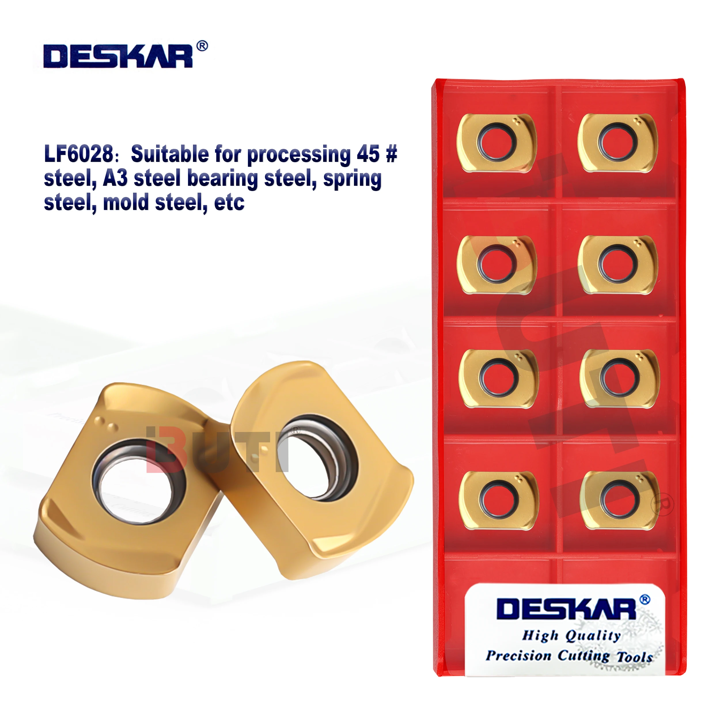 

DESKAR 100% Original Milling Blade BLMP0603R-M BLMP0904R-M LF6028 Series CNC Machining lathe Milling Insert Part Cutting Insert