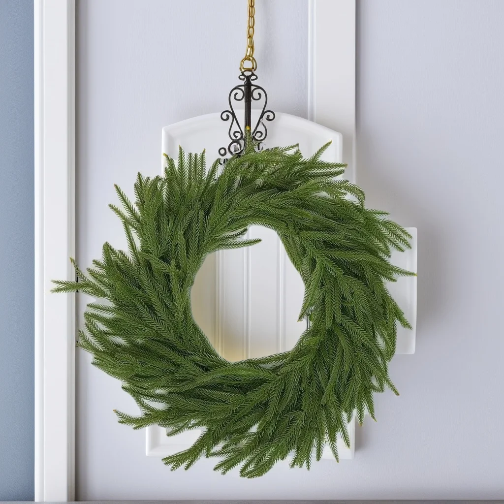 

Artificial plants Norfolk Christmas Pine Garlands wedding room decoration Staircase Ornament Wreath Party Supplies Wall Hanging