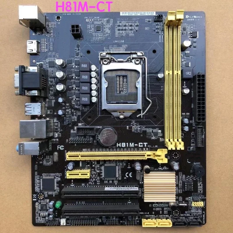 

Подходит для материнской платы ASUS H81M-CT LGA 1150 DDR3, материнская плата, 100% протестировано, ОК, полностью работает