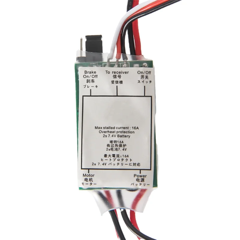 ESC Speed Controller para RC Car, 15A, WPL, C14, C24, C34, C44, B14, B24, B16, B36, 1/16, peças de atualização, acessórios