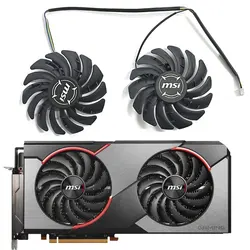 85mm 4-pin RX 5700 gpu cooler for MSI Radeon RX 5700 XT Gaming X RX 5500 XT Mech 8G OC graphics card RX 5600 graphics card fan