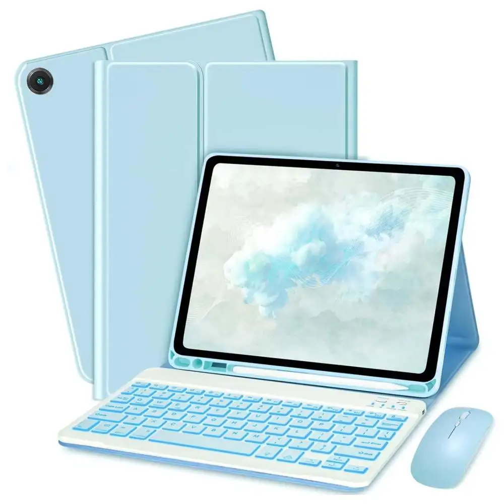 

Чехол с клавиатурой для планшета Samsung Galaxy Tab A9 Plus X210N 11-дюймовый съемный чехол с клавиатурой для Samsung Tab A9 8,7 X110 X115 Чехол