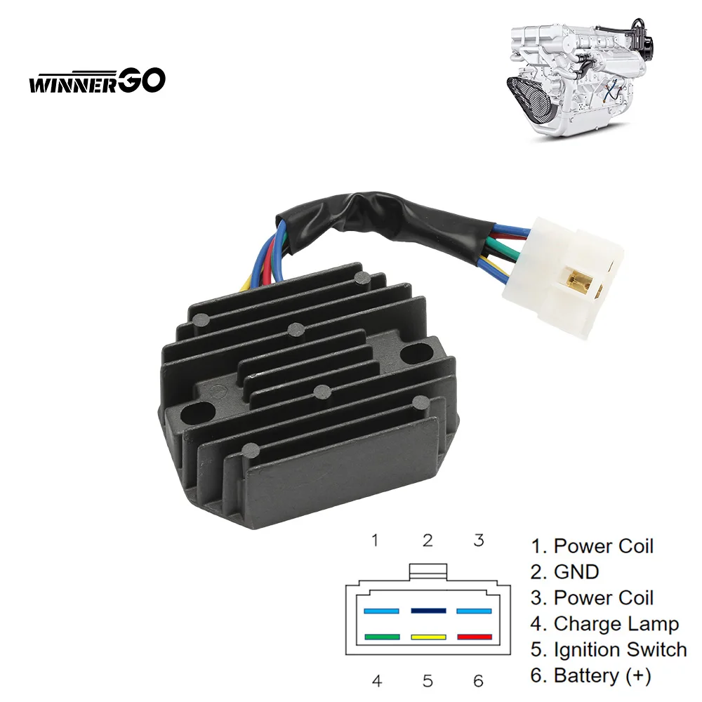 PROSTOWNIK REGULATORA NAPIĘCIA Do Kubota Grasshopper John Deere RS5101 15351-64600 M 802471 185530   RP 20153710   MIA 881277   CH15589 UTV
