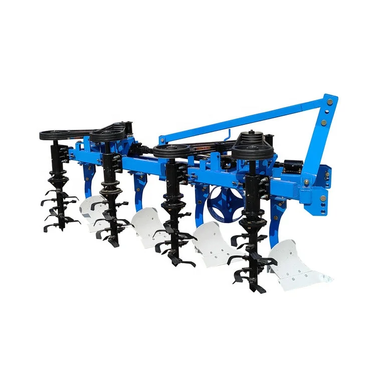 Farm Machinery Ploughing Machine Deep Ploughing Machine Rotary Tiller with Plough