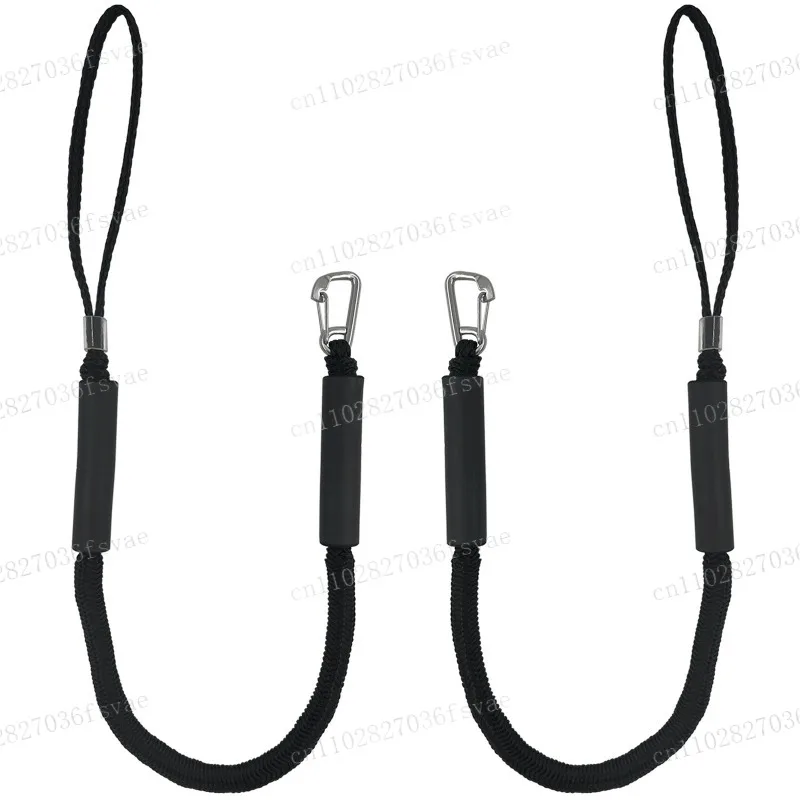 Elastic Marina Rope Set with Hooks Stretch Anchor Rope Yacht Quick Tie Hook, Polyethylene Latex Foam Buoyancy Tube