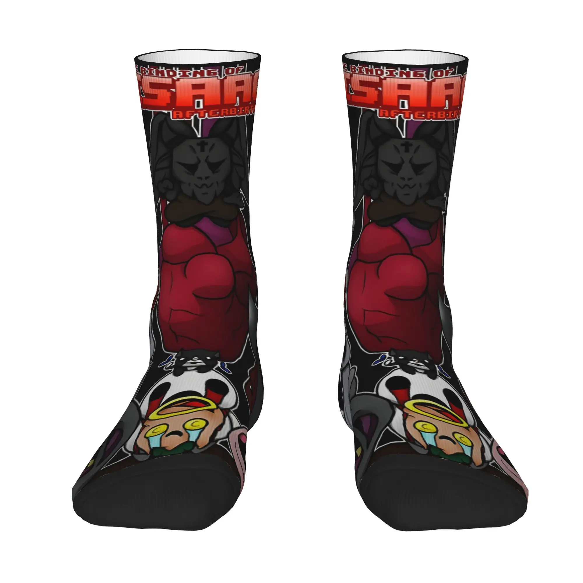 1 Pair Hip Hop Vintage Game  Crazy Men's Socks Unisex The Binding Of Isaacing Harajuku Seamless Printed Funny Novelty Happy Sock