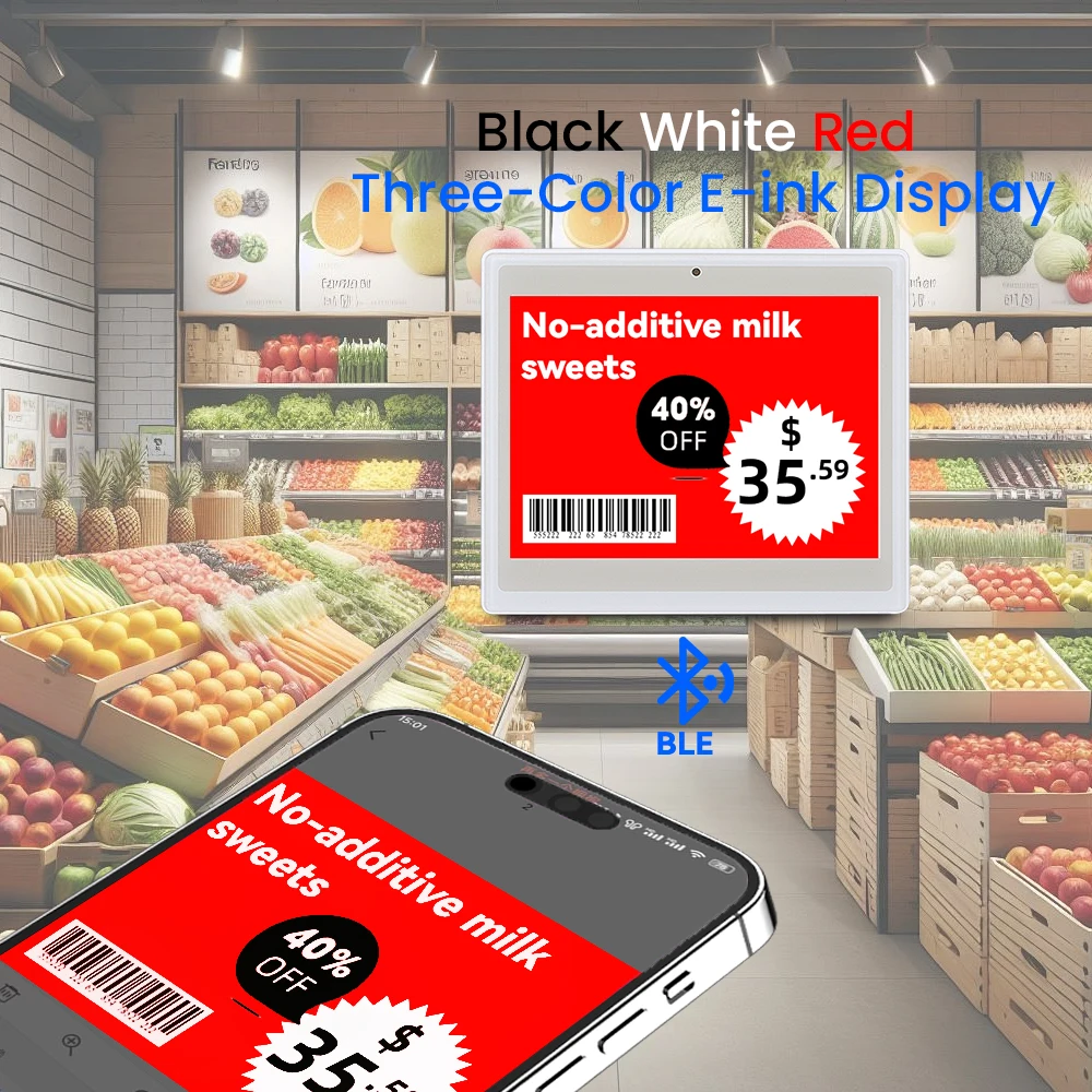mobile-app-control-electronic-digital-price-tags-combine-sell-42-esl-electronic-shelf-label-color-e-ink-display-ble