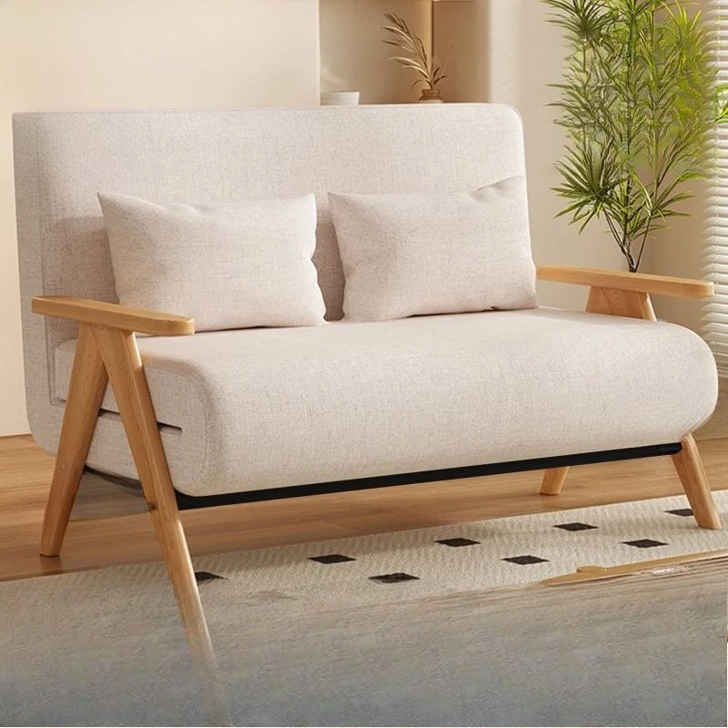 

Small apartment balcony multi-functional single living room can be folded