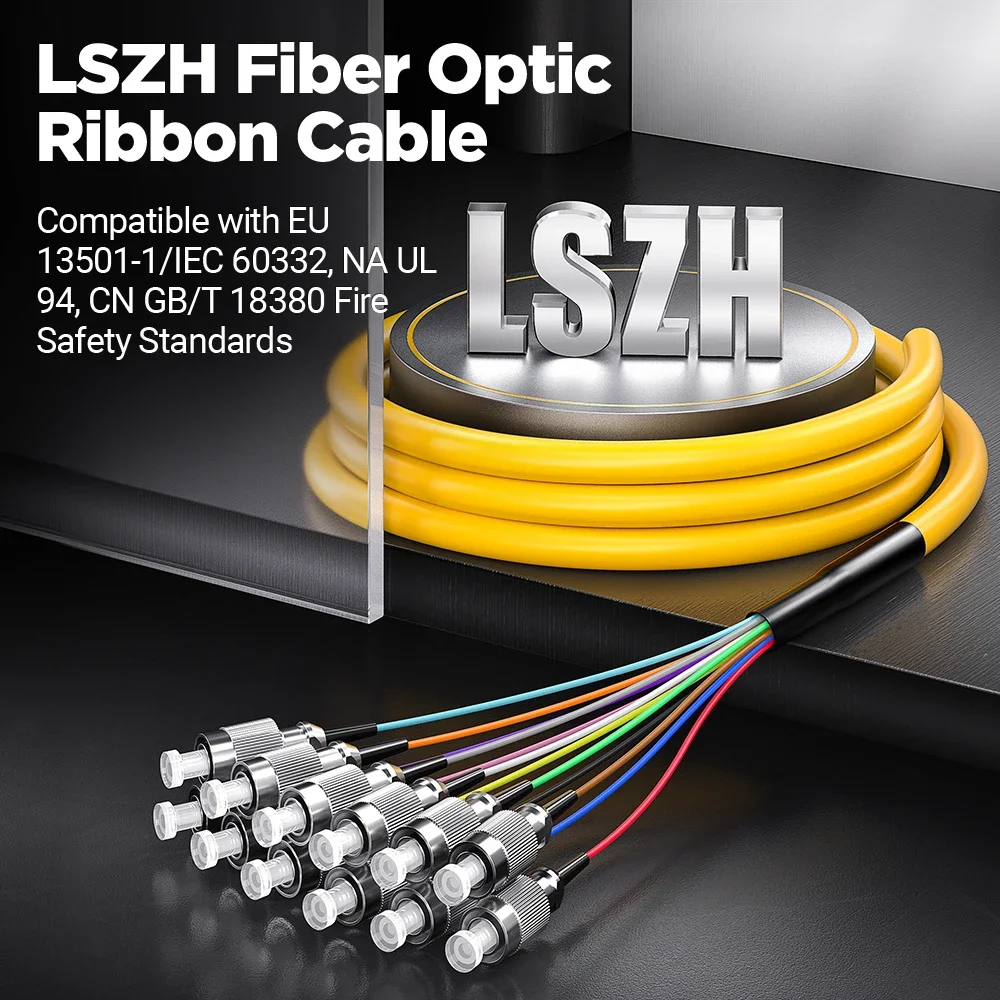 Выдвижной ползунковый лоток AMPCOM FC для корпуса FIber Optic ODF, 12/24 волокна, одномодовый и многорежимный с ленточным кабелем