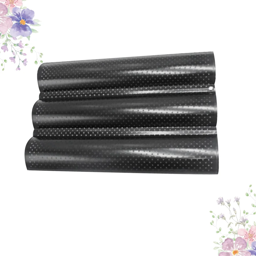 

Baking Mould Wave Bread Stick Baking Tray Kitchen Baking Tool (Size M 3 Slots Black) Baking Mould Wave Stick