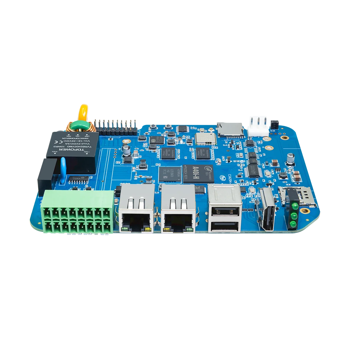 Embedded Single Board Allwinner A40i Cortex-a7 2g Ddr3 8g Emmc 4 X Rs485 + Rs232 + Can Industrial Computer