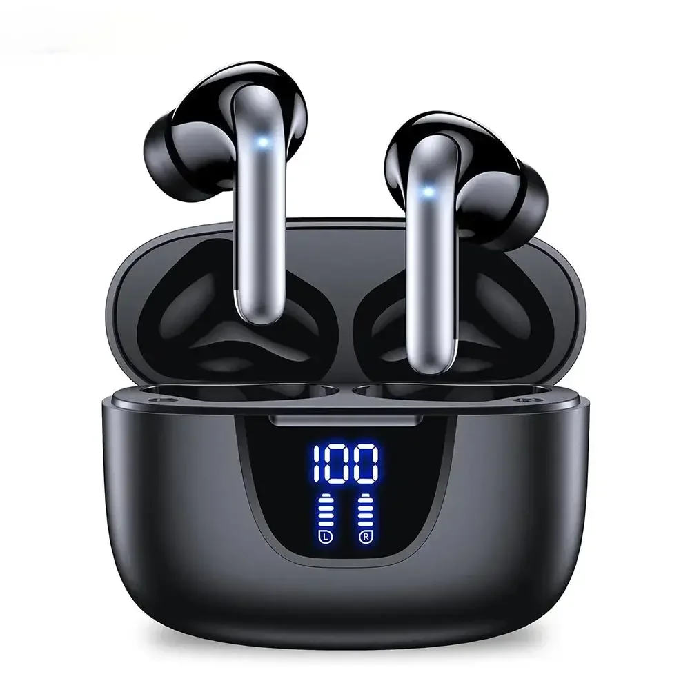 

ANC Bluetooth Earbuds Active Noice Cancellation Wireless Earbuds Bluetooth 5.3 Headphones TWS with LED Display for Android ios