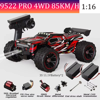 SCY9522PRO Super Brushless Motor Remote Control Car 85 km/h or 50 km/h High-Speed 4WD 1:16 Scale Model Racing Car Boy Toy Gift