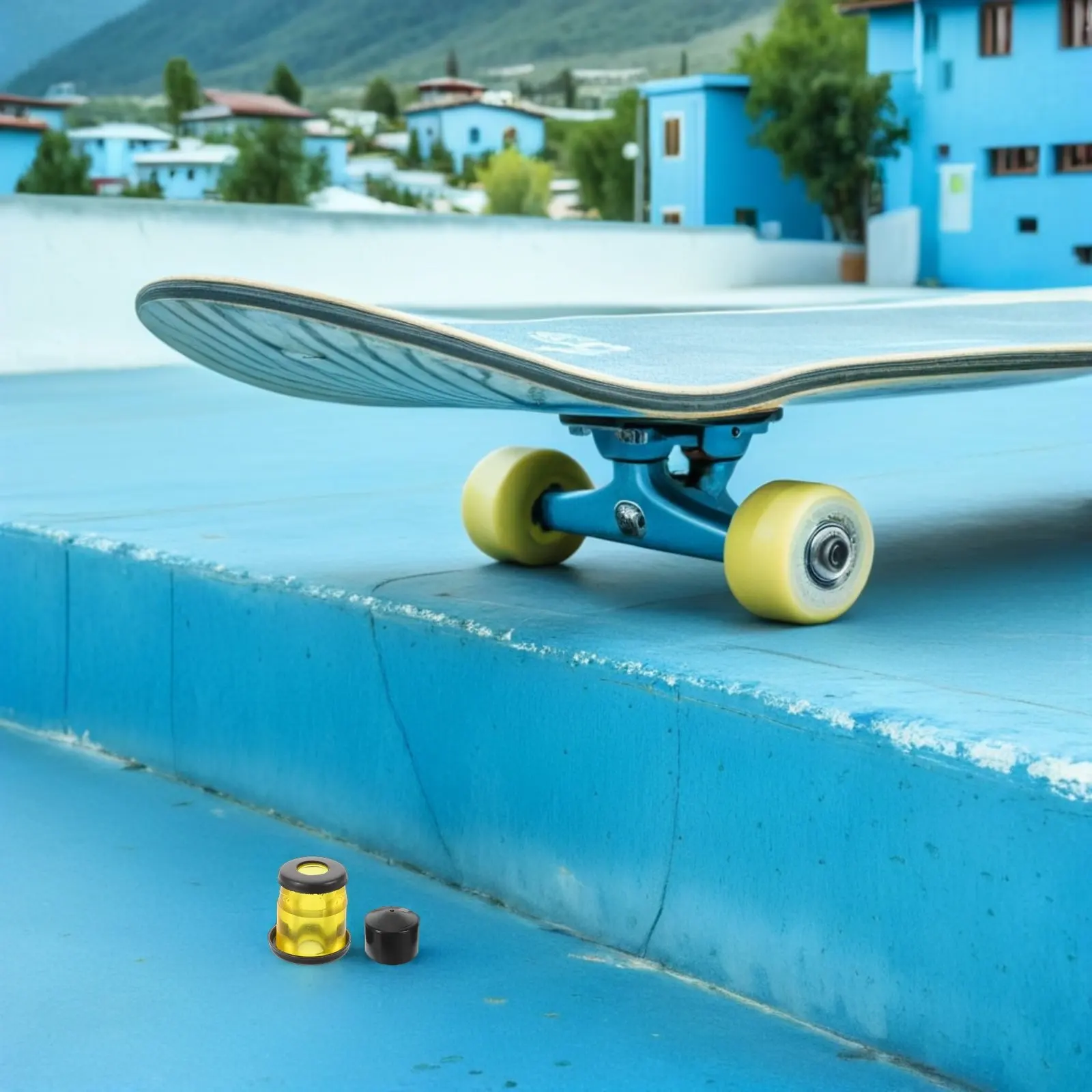 

1Set Skateboard Shock Pad Yellow High-Performance Replacement Bushings for Stable Longboard Washers and Truck Hardware