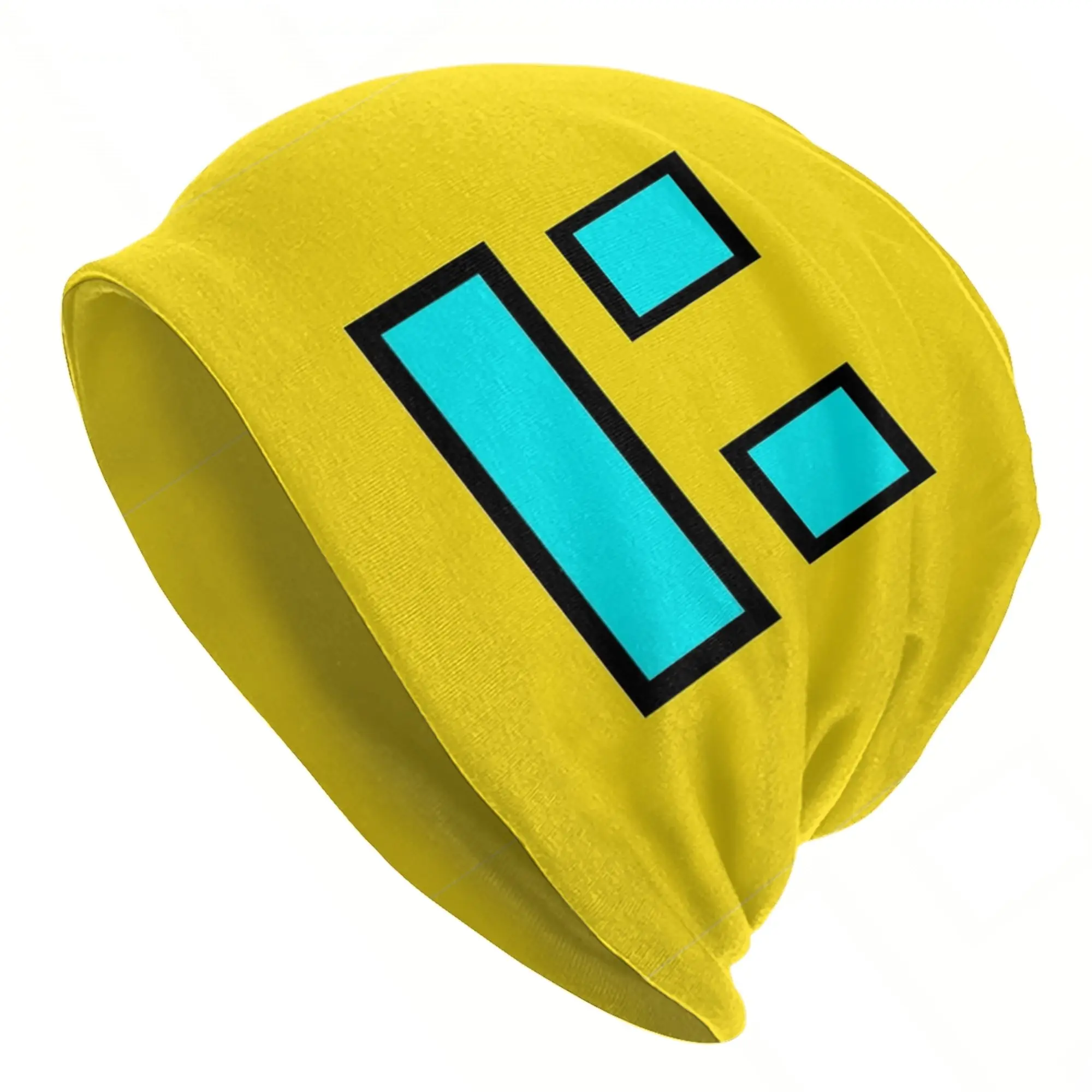 Geometric Dash Game Bonnet Hat Autumn Winter Outdoor Skullies Beanies Hats Geometry Dash for Men Women Warm Multifunction Cap