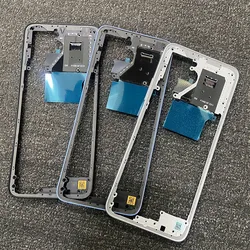 For Xiaomi Redmi 12 Middle Frame Front Bezel Faceplate Frame With Side Button Repair Spare Parts For Xiaomi Redmi 12 4G 5G