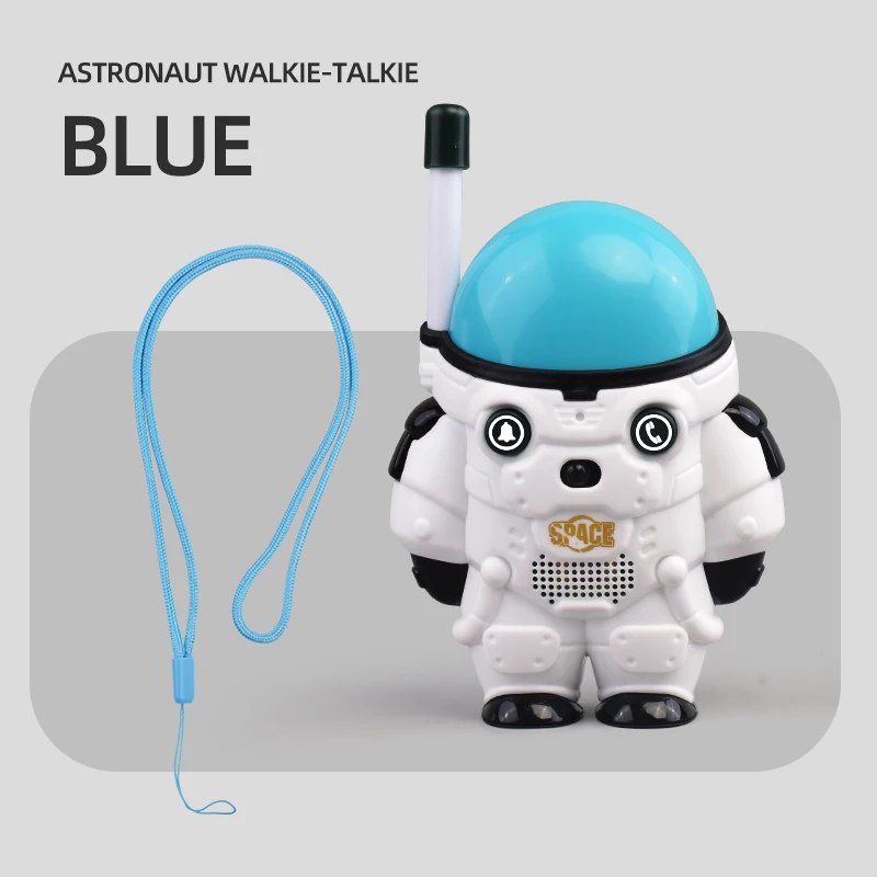 Astronaut Mini Walkie Talkie 1 or 2 Pieces Support 1000m Remote Handheld Electronic Walkie Talkie Toys Outdoor Toy For Children