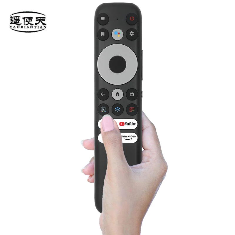 RC902N FMR1 Bluetooth Voice Remote for TCL 55/65/75R646, 55/75S546 Mini LED QLED 4K UHD Smart TVs