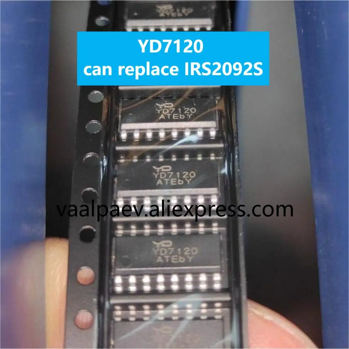 100pcs YD7120 SOP-16 SMT Single Class-D Audio Power Amplifier Chip Replaces IRS2092S