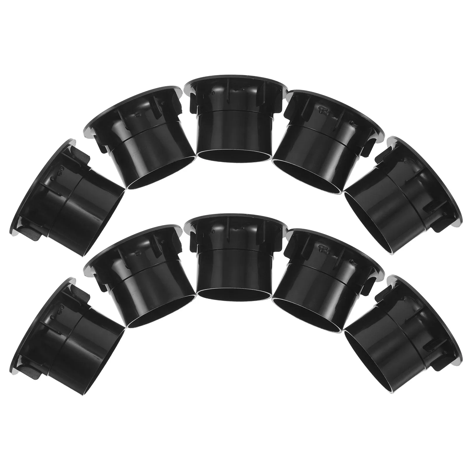 10Pcs Plastic Speaker Port Tubes Flared Outlet Subwoofer Bass Box Vent 63Mm Diameter 46Mm Length Enclosure Vent Tube