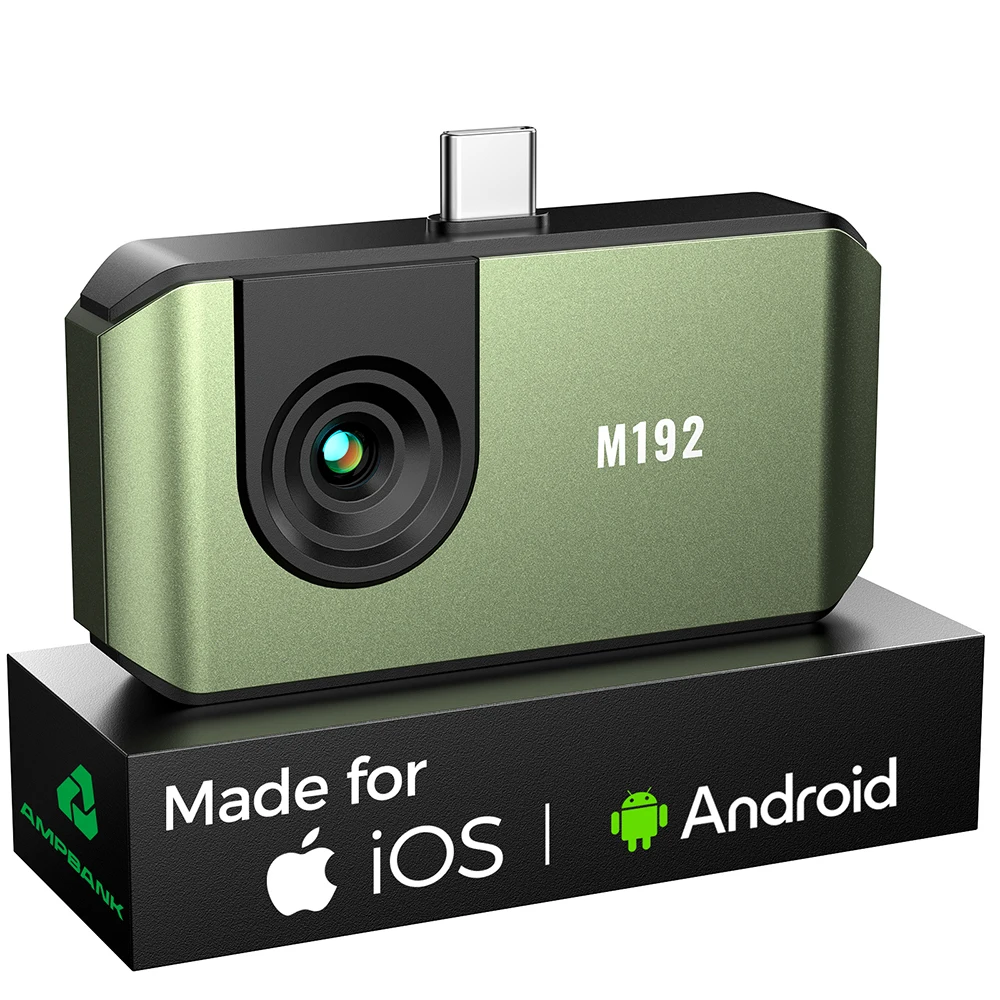 AMPBANK M192 Termal Imaging Camera Handheld Thermal Camera 384 X 384 TISR Resolution 25 Hz Infrared -20 ～450 °C Temp Range for Electrical Test HVAC Repair