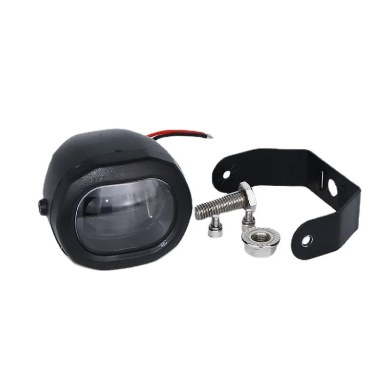 Led Forklift Mini Warning Light One-Line Limit Light Reversing Area Work Engineering Lighting Safety Light Blue Light/Red Light