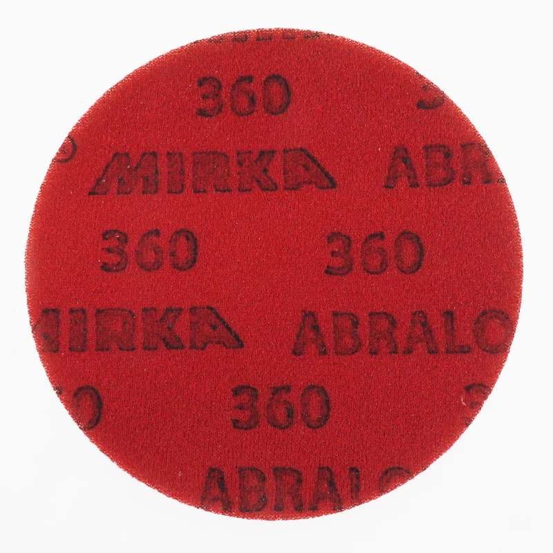 Mirka Abralon 후크 및 루프 스폰지 샌딩 패드 디스크, 폼 180 - 4000 그릿 연마 및 버핑 디스크, 8A-241, 5 인치, 6 인치