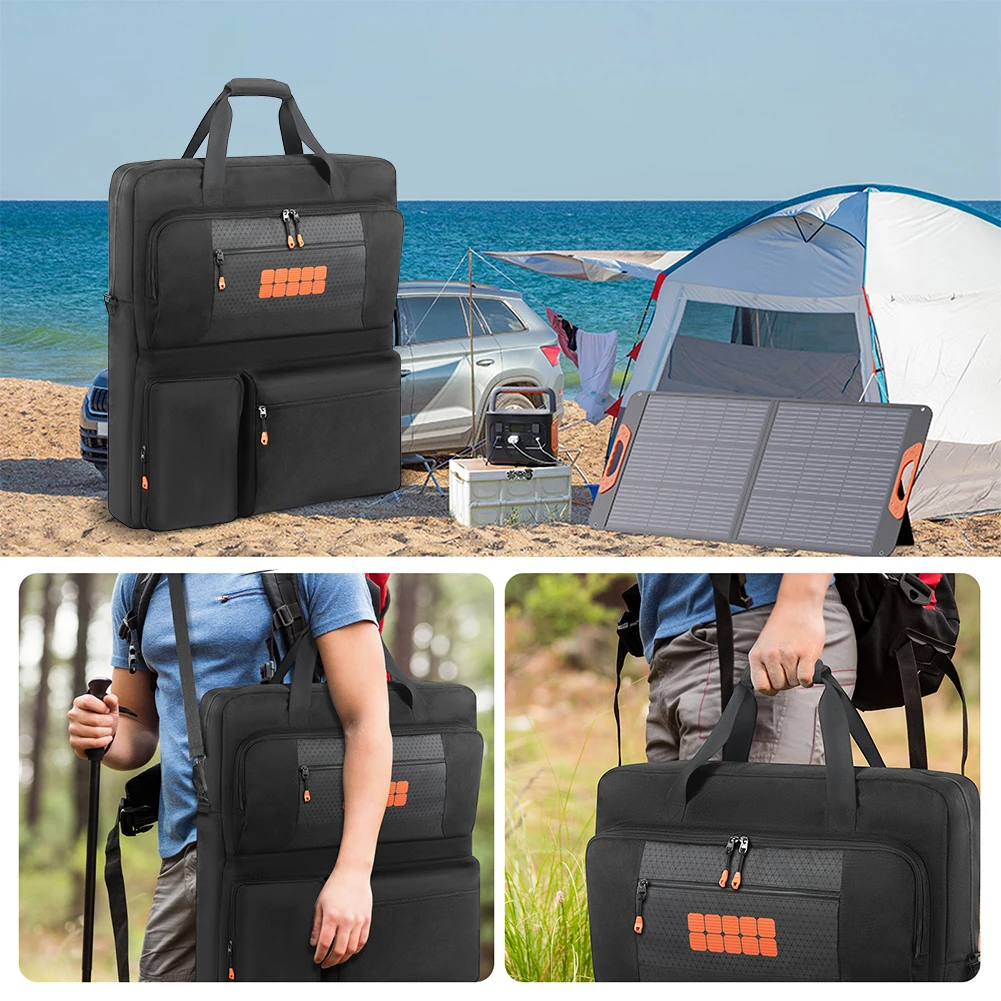 

Чехол для переноски солнечных панелей с наплечными ремнями, мягкий, водонепроницаемый, для двусторонних/монокристаллических панелей 100W 200W 220W