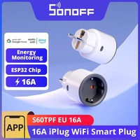 SONOFF S60 EU SONOFF Wifi Socket Wifi Smart Socket Overload Protection Timer Smart Scene Remote Control Via EWeLink Alexa Google