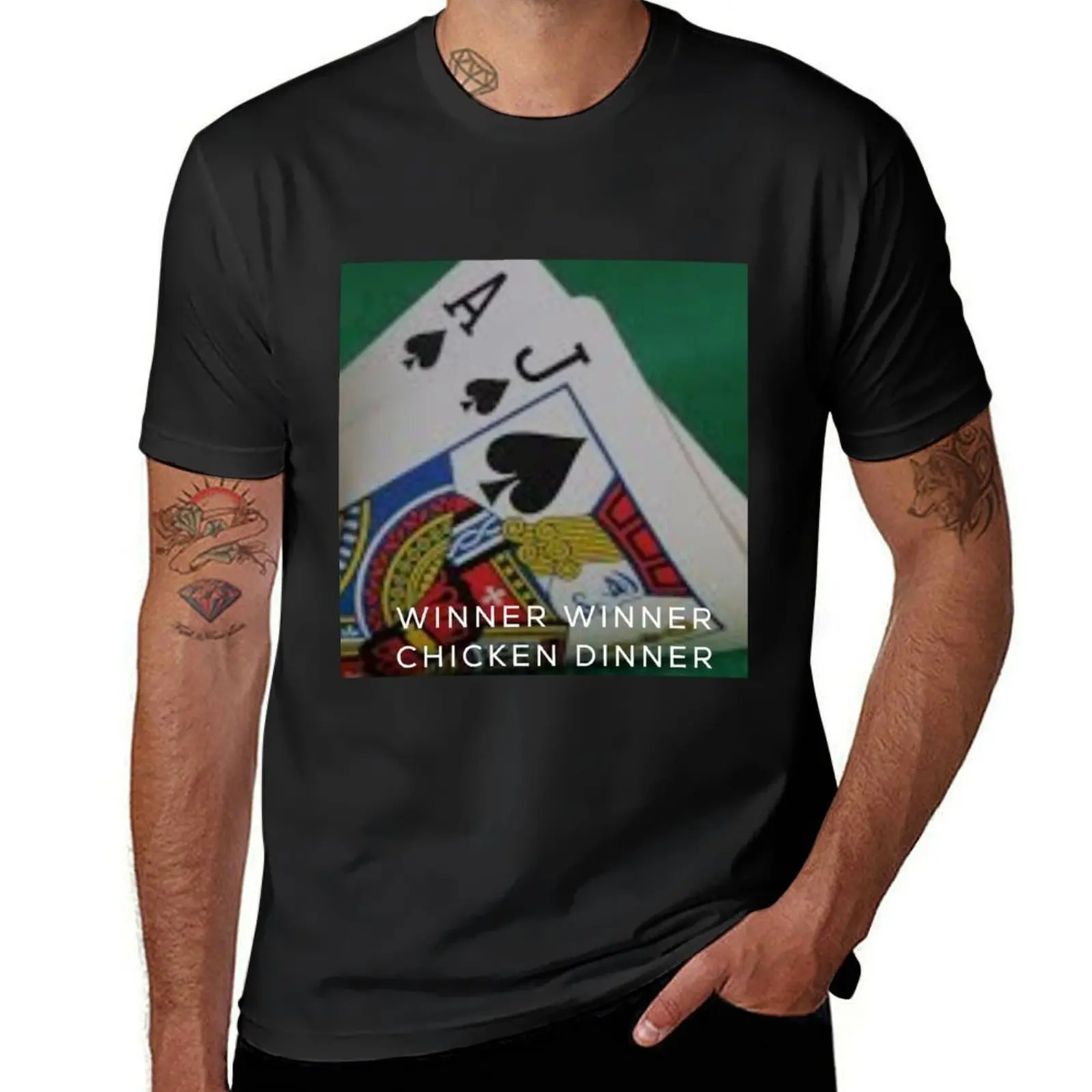 Blackjack Winner T-Shirt summer top for a boy sports fans sweat mens big and tall t shirts