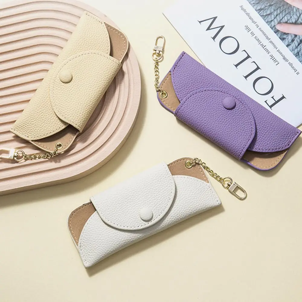 

New Portable Glasses Case Soft PU Leather Glasses Protective Cover Storage Bag Eyewear Holder Unisex