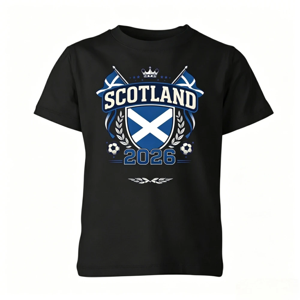Scotland Supporter T-Shirt 2026 Soccer Part Supplies Clothing Football Fans Gift Shirt Scotland Patriot Men Women Unisex Tshirt