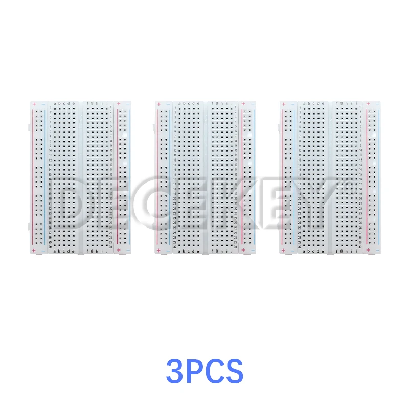 1–10 Stück 400 Verbindungspunkte, lötfreies PCB-Steckbrett, Mini-Universal-Test-Protbrett, DIY-Brotbrett für Bus-Testplatine – Detail 4