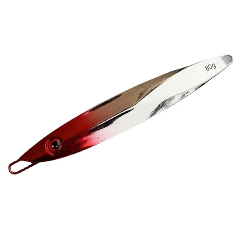 Metal Jig Cast Fishing Lure, Luminous Glow, 3D Eyes, Sea Bass, Black Fish, Jigging, 40g, 60g, 80g, 100g, 120g, 150g