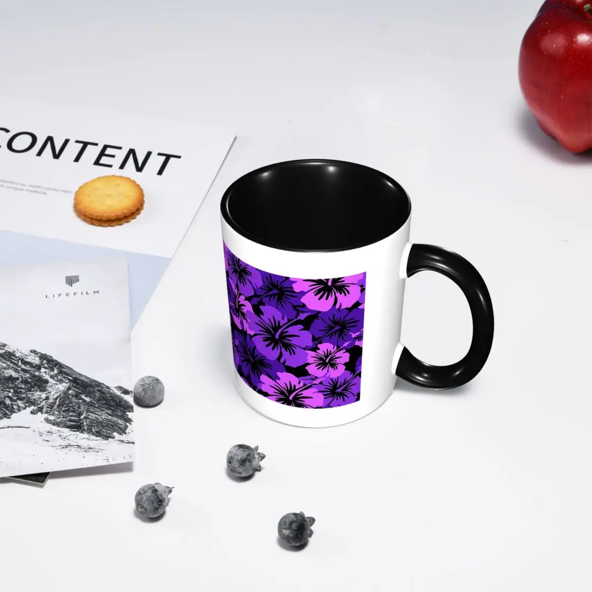 Epic Hibiscus Hawaiian Floral Aloha Mug Funny Ceramic Coffee Cups Tea Mugs Milk Cup Drinkware Gifts for Woman Man
