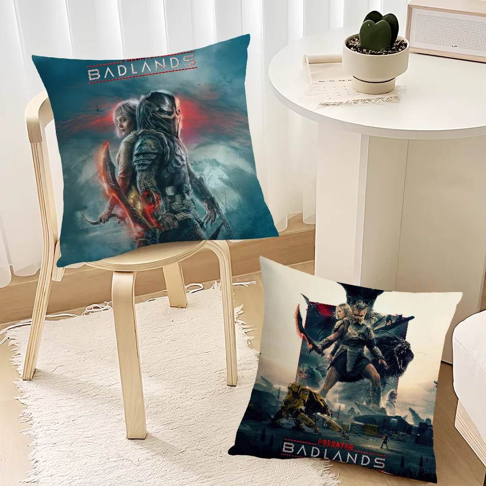 P-Predator Badlands غطاء الوسادة أفضل المنزل مكتب القهوة وسادة أريكة الطباعة الديكور غرفة متجر سيارة الشمال البساطة ضرب