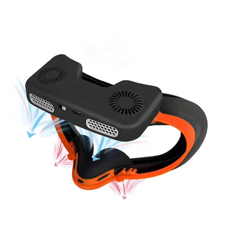 New Air Circulation Mask with Fan for Oculus Quest 2 Dual Drive Fan 2 Gear Adjustment Porous Ventilation for VR Accessories - view 6