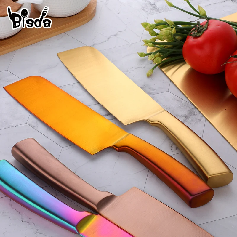 Kitchen Knives Stainless Steel Chef Knife Kitchen Utensil Vegetable Chopping Cooking Accessories Kit Cleaver 6.3 Inch