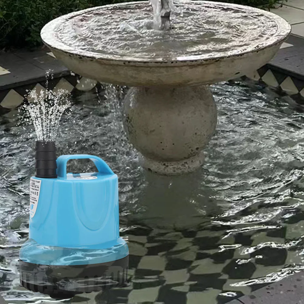 10/25/45W Submersible Water Pump Aquarium ปั๊มหมุนเวียนกรองด้านล่างปั๊มดูดถังปลาปั๊มน้ํา US/EU Plug