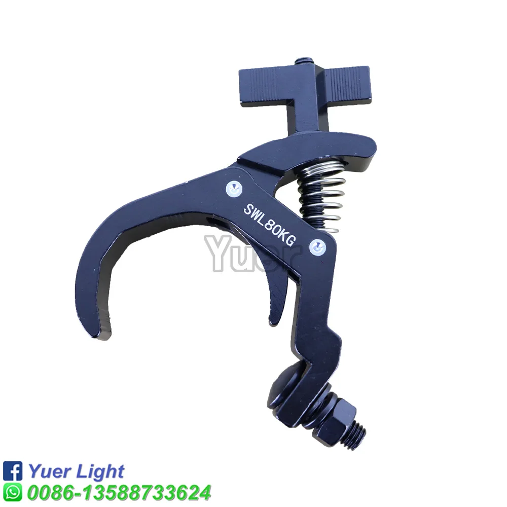 Imagem -02 - Alumínio Moving Head Light Clamps Stage Conjunto Parte Gancho 80kg de Diâmetro 3860 mm 10 Pcs Lote