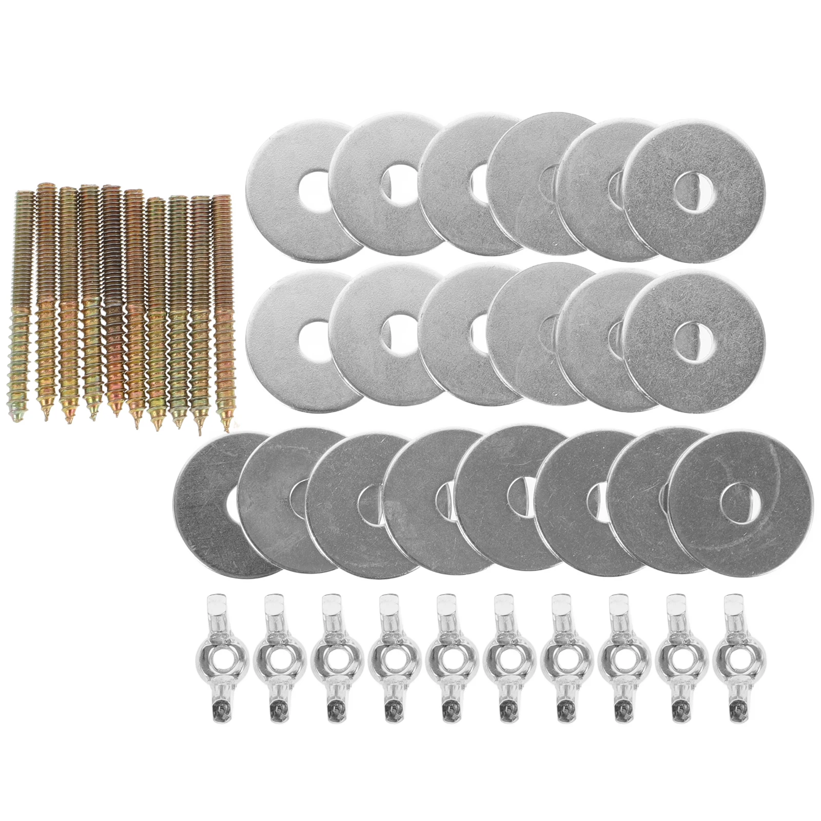 10 مجموعة 10 مجموعات الطيور محطة الرف الملحقات المسمار غسالات الجوز قفص جثم تحديد الأجهزة قفص العصافير حامل قضيب جبل