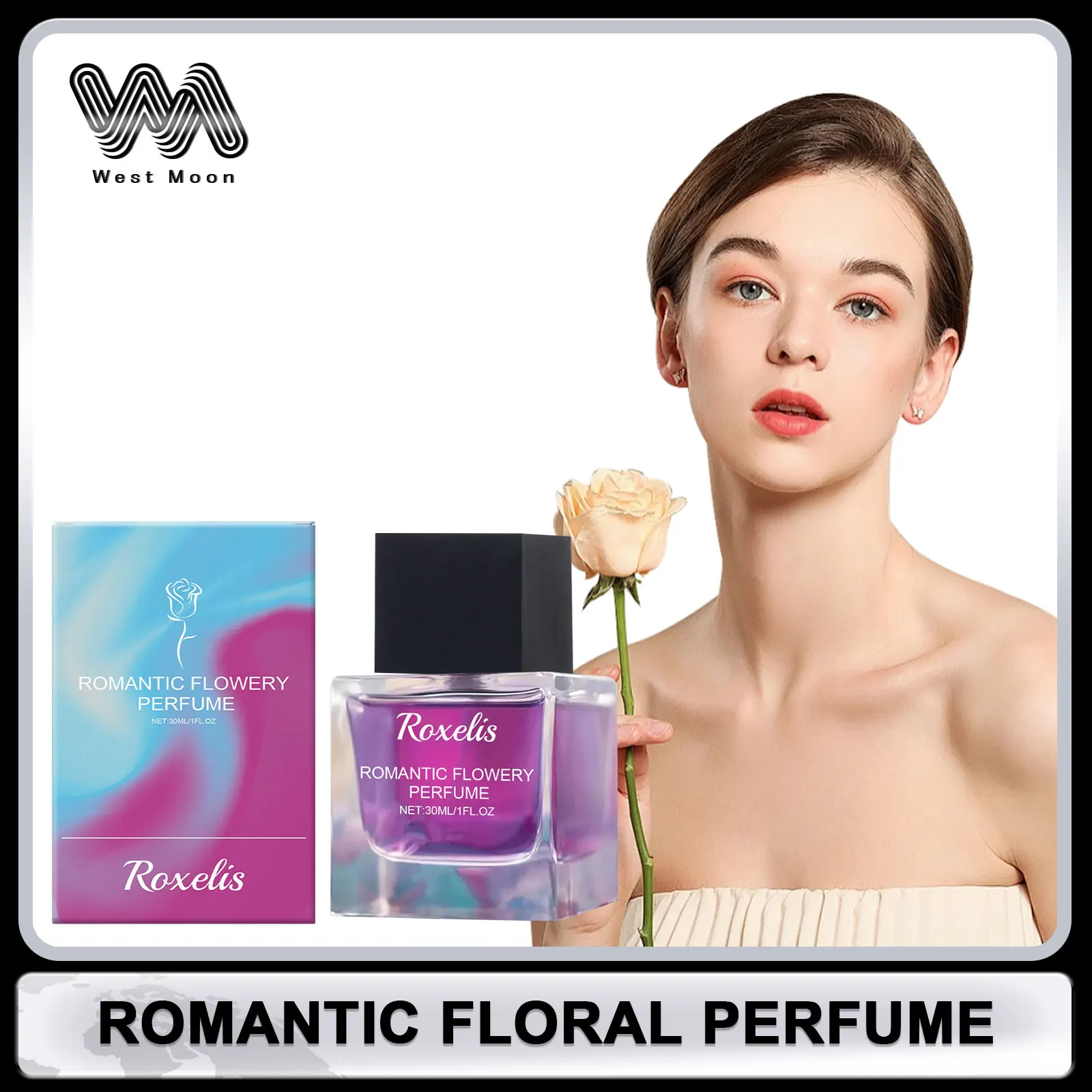 

Romantic Perfume for Women Eau De Parfum Spray Aroma Floral Long Lasting Fragrance Keep Fresh Dating Sexy Pheromone Perfume Gift