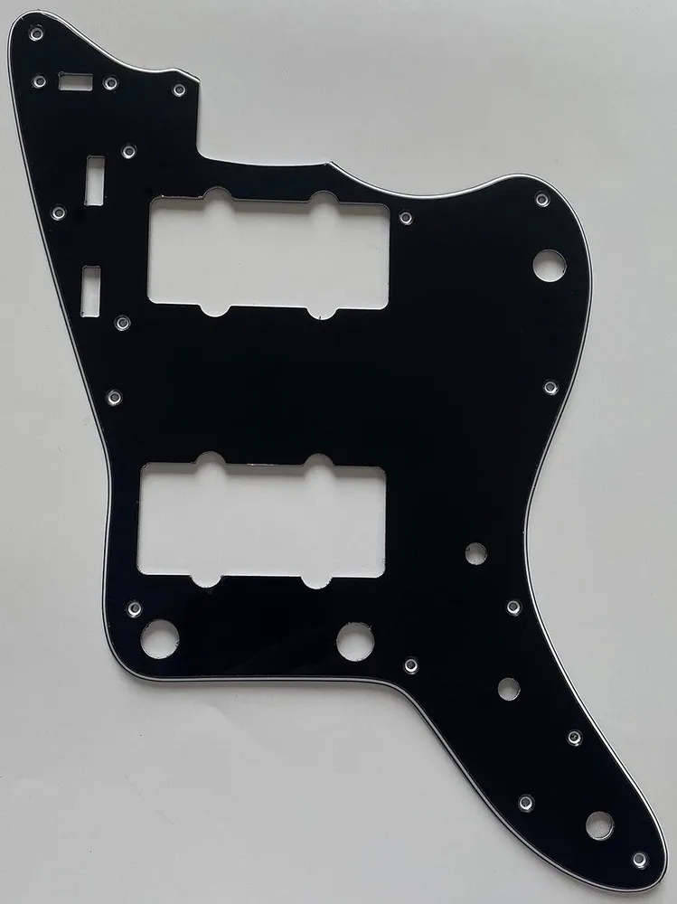 Golpeador de guitarra, placa antiarañazos de 13 orificios para guitarra estilo Fender Jazzmaster