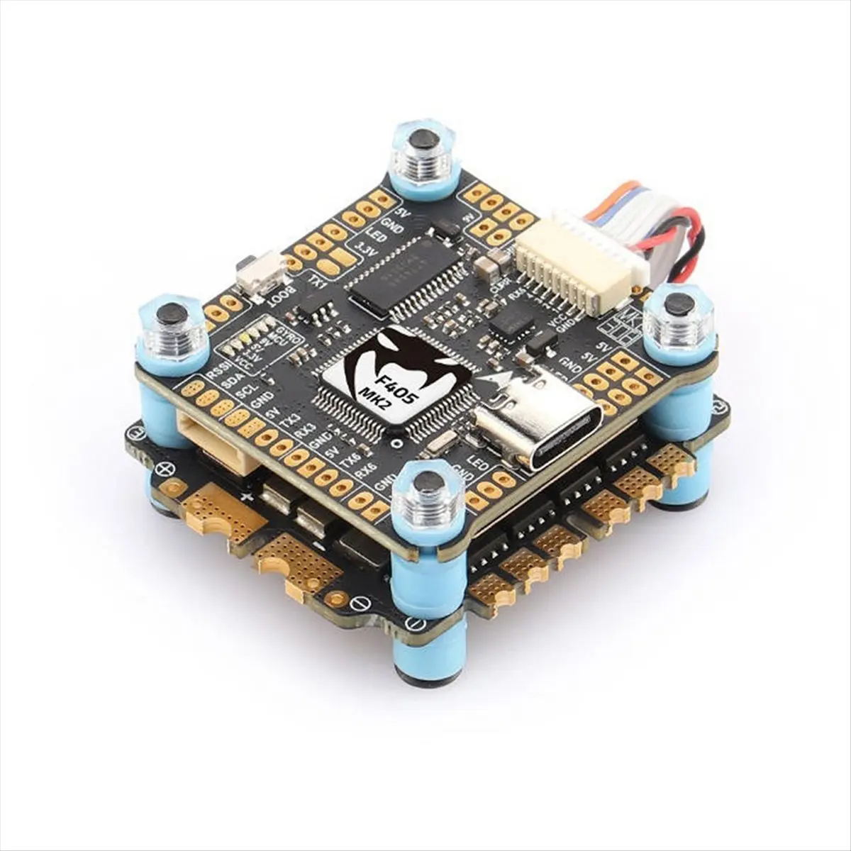 

F405 MK2 V2 FPV Stack F405MK2 Flight Controller F55 55A 4in1 BLS ESC 4-6S DSHOT600 for FPV Racing Drone RC Models-BCBW