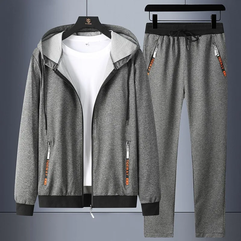 casual-sportswear-set-for-men-running-hoodie-pants-two-piece-suit-outdoor-autumn-long-sve-polyester-youth-teenager
