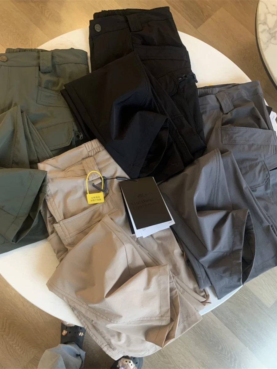 

Lightweight Breathable Fabric Men's Outdoor Casual Qui Dry Tactical Soft ell Pants Faionable Urban Sle Straight Leg J...