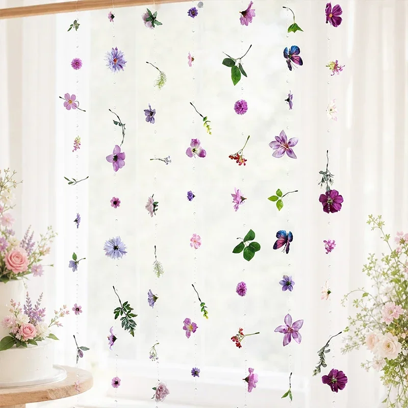 1/2 Stück 180CM Künstliche Seiden-Hängeblumenranke, Gefälschte Blumengirlande, Hochzeitsdekoration, Hintergrund-Dekoration für Zuhause und Wand – Detail 7