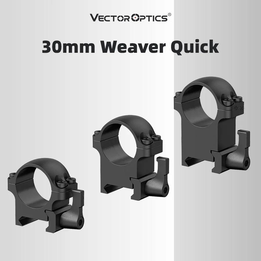 Vector Optics Picatinny Weaver Rifle Scope Mount Ring Dia 25.4Mm 30Mm Low/middle/high Ring for Hunting Accessories Tactical
