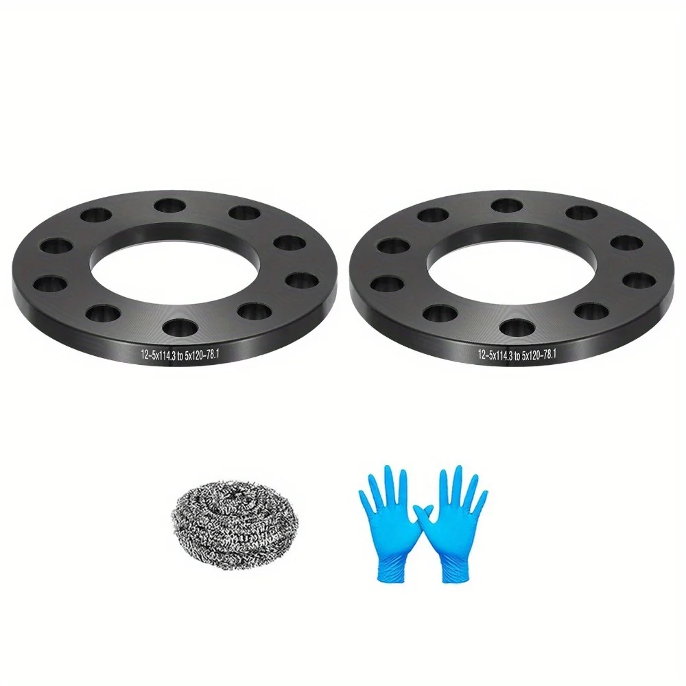 

1/ 2 inch Wheel Spacers 5x114.3 or 5x120 78.1CB For Chevy Toyota Supra MR2